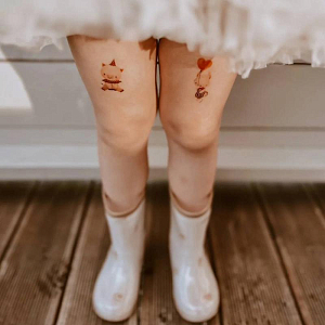 Набор временных татуировок Mrs. Ertha "Bloomy Love", 25 шт, цветочная магия